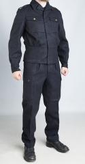 Finnish M65 wool trousers, dark blue, surplus.