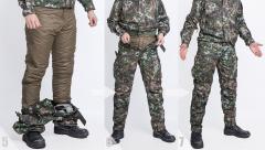Särmä TST L3 Loft Pants. 5) Loft Pants are ready and in place. 6) Pull up your camo pants. 7) All done! And without ever removing your pants and footwear!