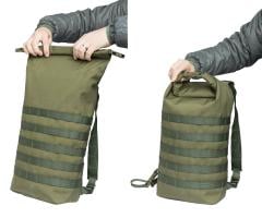 Särmä TST DP10 Roll-Top Day Pack w. Padded Shoulder Straps.