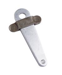 Finnish cord lock, metal, surplus.