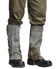 Swiss gaiters, grey, surplus. 