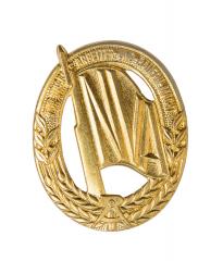 NVA sports qualification badge, gold. 