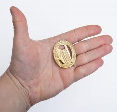 NVA sports qualification badge, gold.