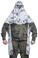 Särmä TST Camouflage cloak. Ripstop fabric