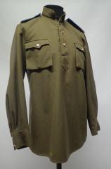 Soviet M43 Gimnasterka shirt, repro, used Soviet M43 Gimnasterka shirt, repro, used