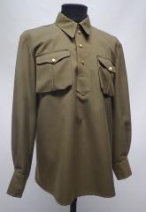 Soviet M35 Gimnasterka shirt, repro, used Soviet M35 Gimnasterka shirt, repro, used