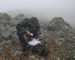 Savotta Jääkäri L rucksack. Here seen in action on the Rocky Mountais.