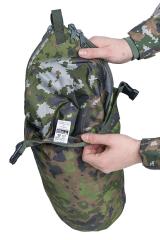 Särmä TST Dry Bag. 10L dry bag with a Särmä TST Thermal cloak inside (67 g/m2 Climashield insulated model)