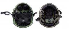 PGD ARCH High Cut helmet, NIJ IIIA. The new 2020 helmet on the left and the 2019 helmet on the right.