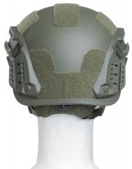 PGD ARCH High Cut Helmet, NIJ IIIA. Loop base surfaces all over.