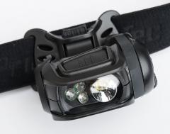 Princeton Tec Remix Pro MPLS headlamp. Large operating button for simplicity