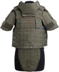 Sioen Ballistics Tacticum Groin Protector w. TG2 Feature, NIJ IIIA. Can also be attached to TG2 vest. Please see product description for instructions.