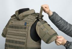 Sioen Ballistics Tacticum Upper Arm Protectors, NIJ IIIA.