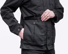 Särmä Outdoor jacket. Handwarming pockets behind cargo pockets