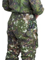 Särmä TST L5 Thermal Pants. The leg zippers also allow you to pull out gear attached to your regular trousers belt, a knife for example.