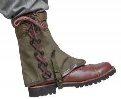 Italian gaiters, canvas, short, surplus