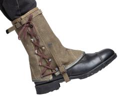 Italian gaiters, canvas, short, surplus