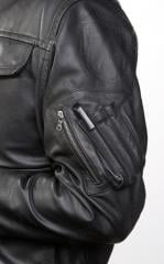 Bundespolizei Short Leather Jacket, surplus.