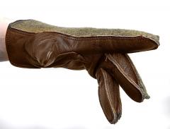 French wool/leather gloves, surplus.