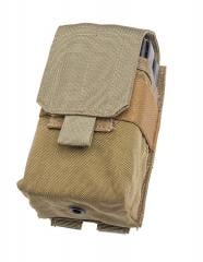 Eagle Industries SCAR-H (MP1) Double Magazine Pouch, Coyote Brown, surplus. 