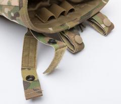 Eagle Industries MOLLE Multi Purpose Roll Up Dump Pouch, Multicam, surplus. Modular belt/gear loops.