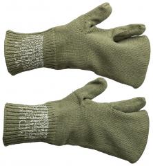 US M-1943 mitten liners, wool, olive, surplus US M-1943 mitten liners, wool, olive, surplus