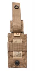 Eagle Industries M9 (MP1) Fort Bragg Magazine Pouch, Coyote Brown, surplus. Standard attachment.