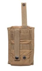 USMC MOLLE Optical Instrument Padded Case, Coyote Brown, surplus. The usual MOLLE/PALS attachment.