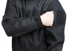 Särmä Wool Fleece Jacket. Flat sleeve pocket with loop base for patches