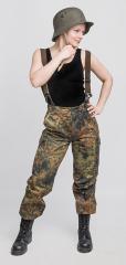 BW women's Cargo Pants, Flecktarn, surplus.