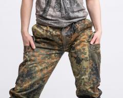 BW women's Cargo Pants, Flecktarn, surplus.