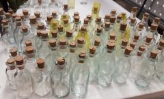 Czechoslovakian glass bottle, surplus.