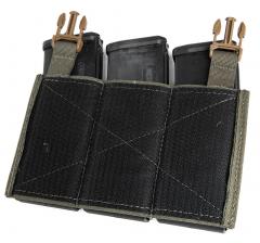 Esstac Daeodon Front Panel Pouches, Triple 556.