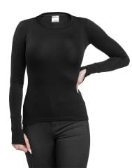 Särmä Women's Merino Shirt. Person height / chest: 175 / 94 cm, shirt size: XS.