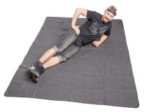 US blanket, dark grey, surplus.