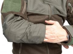 Särmä TST Woolshell Jacket. Elbow reinforcements with pad pockets. The Green-Brown color is discontinued.