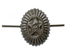 Soviet officer's cockade, metal, subdued, surplus.