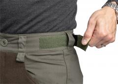 Särmä TST Woolshell Pants. Elastic waist adjustment with hook-and-loop.