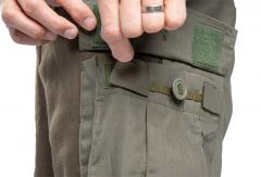 Särmä TST Woolshell Pants. The cargo pocket hook-and-loop can be covered for silent operation. "Covers" are not included with the trousers.