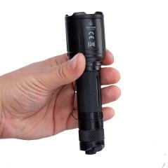 Fenix TK25 R&B Blue/Red Light flashlight. Handy body and a sizeable bezel.