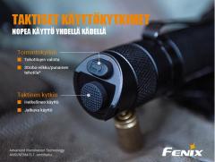 Fenix TK25 RED flashlight.
