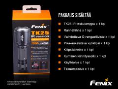 Fenix TK25 IR Flashlight with Infrared Illuminator. 