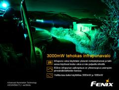 Fenix TK25 IR Flashlight with Infrared Illuminator. 