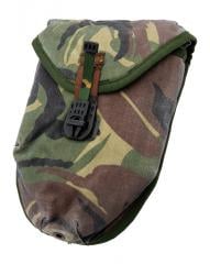 Dutch MOLLE E-Tool Pouch, DPM / Woodland, Surplus. 