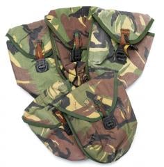 Dutch MOLLE E-Tool Pouch, DPM / Woodland, Surplus. 