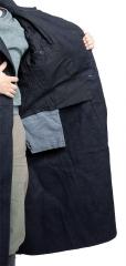 Soviet wool greatcoat, black, surplus.
