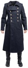 Soviet wool greatcoat, black, surplus.