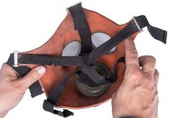 Finnish M32 gas mask, surplus.