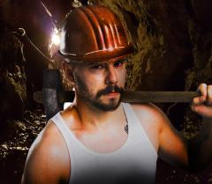 Soviet construction helmet, brown, surplus.