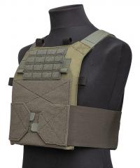 Särmä TST PC18 Plate Carrier w. Elastic Cummerbund, Green, L/XL